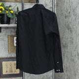 Private Label Men's Solid Slim Fit Dress Shirt 175591 Black 15 1/2 34/35