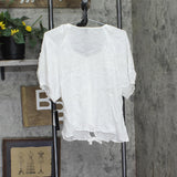 BCX Juniors Lace-Trim Tie-Hem Peasant Top 1080F2K White L