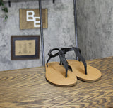 Wild Pair Womens Krisleyy Sandals Thong 10020642900 Black 9M