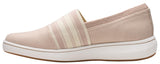 Clarks Breeze Sky Mist Slip-On Sneakers 26181587 Sand Textile Brown 9.5W