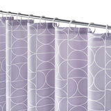 No. 918 Roswell 13 Piece Shower Curtain Set 167171c0c70e2b Purple 70" x 72"
