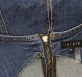 1. STATE Womens Scoop-Neck Sleeveless Denim Dress DS93397692AI Blue Quart XS