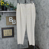 Nine West Womens Plaid Pleated Dress Pants with Pockets 16611b4956cc8c Brown M