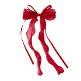 Wild Fable Gemmed Bow Hair Clip Rhinestone Accent 94749553 Red
