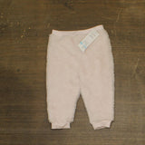 Calvin Klein Baby Girls Sherpa Fuzzy Pull On Pants Pink 6-9 Months