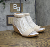 Naturalizer Womens Areda Wedge Sandals G1779S8 Fawn Beige Metallic Brown 10M