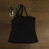 La Blanca One-Shoulder Keyhole Tankini Swim Top LB1IG82 Black 8