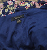 City Studio Juniors Square-Neck Fit Flare Shear Lined Dress Navy Blue Multi S