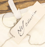 Ny Collection Womens Crepe Blouse Top with Necklace MCRU1045 White L