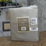 Madison Park Pima Cotton Sateen 7-Piece Sheet Set 80015003 Light Gray Split King