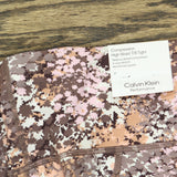 Calvin Klein Size Printed High-Waist 7/8 Leggings Conceal Creamsicle Brown 1X