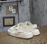 Steve Madden Womens Mona Sandal Stay Put Slingback Bone Leather Off White 9M