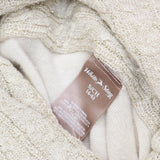 White Stag Womens Cowl Neck Holiday Pullover Sweater Off Whuite Lurex S