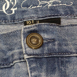 Dg2 Womens Embroidered Cropped Wide-Leg Jean 719097 Blue 16 Tall