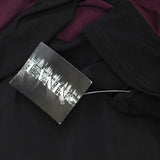 Nina Leonard Womens Cold Shoulder Long Sleeve Wave Color Block Jersey Dress