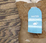 JBU Womens Glasgow Water Resistant Bootie B2GLG54 Taupe Brown 9M