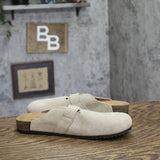 Goodfellow & Co Mens Suede Flat Oswald Clogs 94504660 Taupe Brown 7