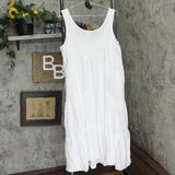 Felina Womens Isabelle Midi Dress 900802 White L