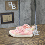 Cat & Jack Toddler Girls Luka Tie-Dye Double Zipper Sneakers 87834400 Pink 8T