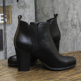 Michael Michael Kors Ankle Heeled Bootie with Block Heel Black Multi 9.5M