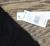 Beyond Control Womens Grommet-Detail Square-Neck Swim Dress One Piece Black 10