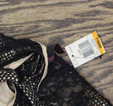 Material Girl Juniors Lined Lace Halter Top 2698408 Black S