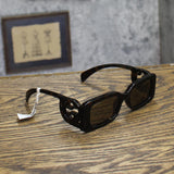 Gucci Monochrome Rectangle Acetate Sunglasses GG1325S012 Shiny Dark Havana 54MM