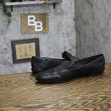 Arezzo Women's Leather Emma Loafers Black 9.5B