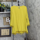 Nina Leonard Womens Stretch Crepe Tunic Top 663719 Moss 1X