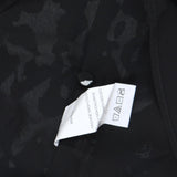 Laurie Felt Womens Long Sleeve Lined Blouse Shirt Top Black / White 2XS