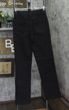 Denim & Co. Cozy Touch Relaxed Straight Jeans A671600 Black 6 Tall