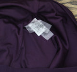 Siena Womens Side-Gathered Dress SATP1607 Plum Purple 10