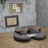 Goodfellow & Co. Mens Ian Comfort Flip Flop Thong Sandals Brown L (11-12)