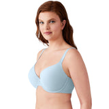 Wacoal Womens Shallow Top Shape Revelation T-Shirt Bra Winter Sky Blue 38D