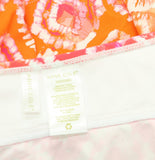 Anne Cole Underwire Drape Front Tankini Swim Top Pink / Orange 32DD / 34D