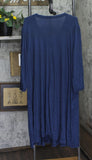 Cuddl Duds Womens Soft Stretch Knit Lounge Dress A694382 Dress Blue XL