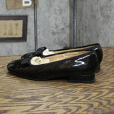 Liz Claiborne Womens Vintage Bow Low Block Heels 167402d83785a2 Black 6M