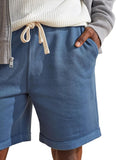 Upwest Mens Pull On Short with Pockets Blue L