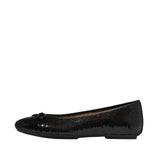 FitFlop Delicato Sequin Bow Slip-On Ballet Flats E6T Black 6.5M