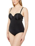 Wacoal Womens Red Carpet Medium Control Strapless Shaping Bodysuit Black 38C