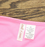 Salt + Cove Juniors Wavy V-Front Hipster Bottoms Swim Bright Rose Pink S