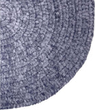 Better Trends Chenille Braid Indoor Utility Rug Grey Multi 42 in x 66 in Oval