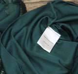 City Studios Juniors Sequin Rosette-Front Dress 8461WY6AT3 Hunter Green 9/10