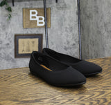 Style & Co. Womens Slip On Tallyy Flats 10020329000 Black Beauty 8.5M