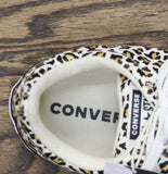Converse Street Low Top Lace Sneakers Cheetah Brown Multi Womens 12 / Mens 10