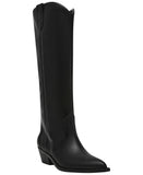 DV Dolce Vita Womens Kit Western Knee High Boot Black 6.5M