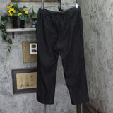 Alfred Dunner Elastic Waist Pull-On Denim Jeans Black 16W