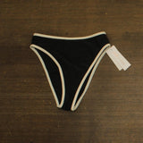 Salt + Cove Juniors High-Waist Bikini Bottom Swim 807005 Black Multi S