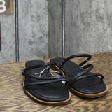 Universal Thread Women's Louie Strappy Slide Sandals 89885801 Black 9M