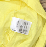 Style & Co. Petite Cotton Off-Shoulder Puff Sleeve Top Sunbeam Yellow PL